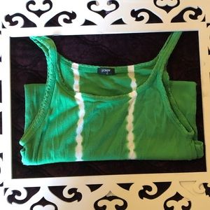 J Crew,  beautiful tie dye t-shirt.